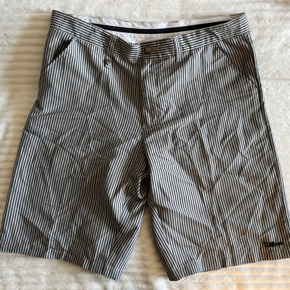 Wilson Men's Golf Style Striped Shorts Size 40